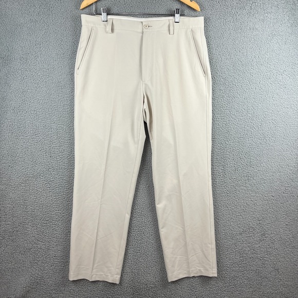 FootJoy Other - Footjoy Golf Pants Mens Beige 35x32 Performance Blend Chinos Lightweight Stretch